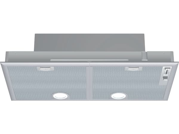 Siemens iQ300 LB75565 - Panser - hvelv - Nisje - bredde: 70 cm - dybde: 35 cm - ekstraksjon og resirkulasjon (-) - med intern motor - sølvmetallfarge