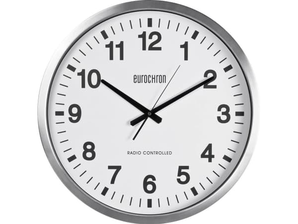 Eurochron EFWU 9000 Radio Vægur 507 mm x 63 mm Sølv