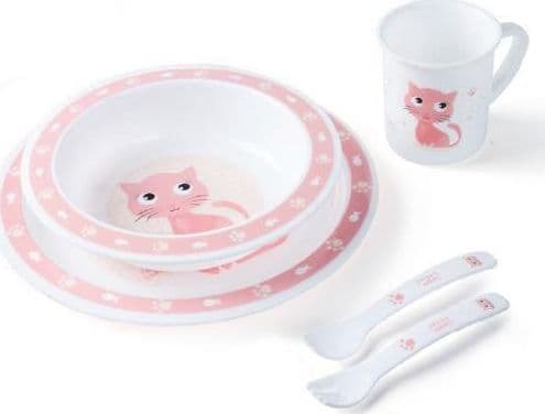 CANPOL BABIES muoviset astiat ja työkalut CUTE ANIMALS -sarja, 4/401_pin