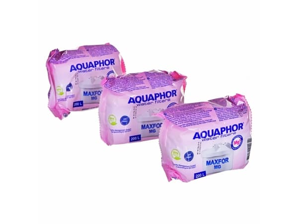 AQUAPHOR Onyx suodatinkannu 4.2l (valkoinen) + 3 patruunaa B100-25 Maxfor Mg 2+