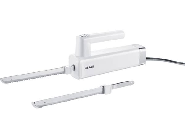 Graef EK501EU, Vit, Sågtandat blad, 150 W, AC, 230 V, 64 mm