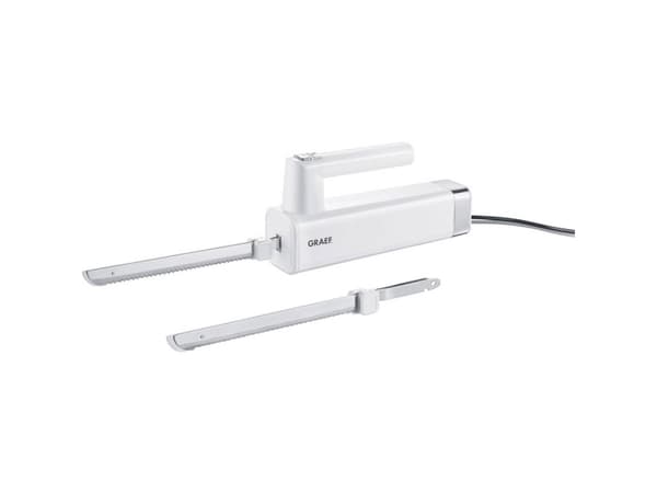 Graef EK501EU, Vit, Sågtandat blad, 150 W, AC, 230 V, 64 mm