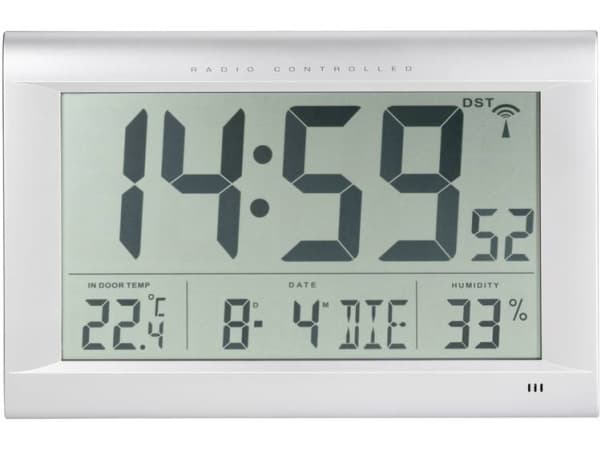 Technoline WS 8009, Digitaalinen herätyskello, Hopea, C Baby, 1,5 V, 410 mm, 270 mm