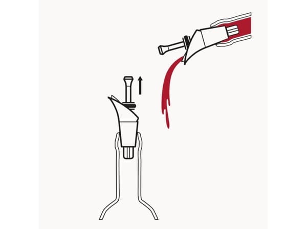 Vacu Vin 2 Vakuumkorker med Vacu Vin Universal Vin Pourer