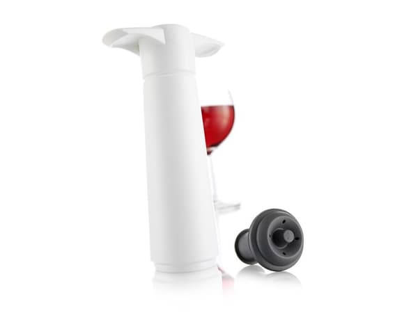 Vacuvin® Wine Saver Blister + 1 x Vinprop - Hvit