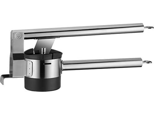 WMF 18.7218.6030, Kahvallinen valkosipulipuristin, Ruostumaton teräs, Ruostumaton teräs, WMF Atelier, Profi Plus, 130 mm