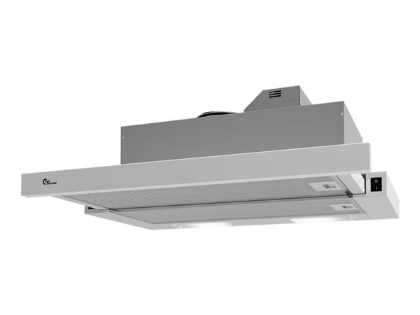 Hette Gemini III Hette for sentralventilasjon 60 cm. - Hvit