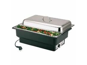 Chafing Dish Elektrisk 1/1GN 8,5 Liter Sort PP og Rustfri stål,1 stk
