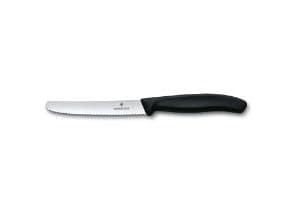 Tomat/ pølsekniv Classic Victorinox 11 cm Sort,stk