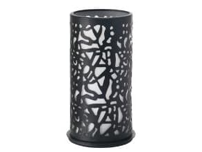 Lysestage Twist Ø75xH140 mm Metal Sort,4 stk/krt