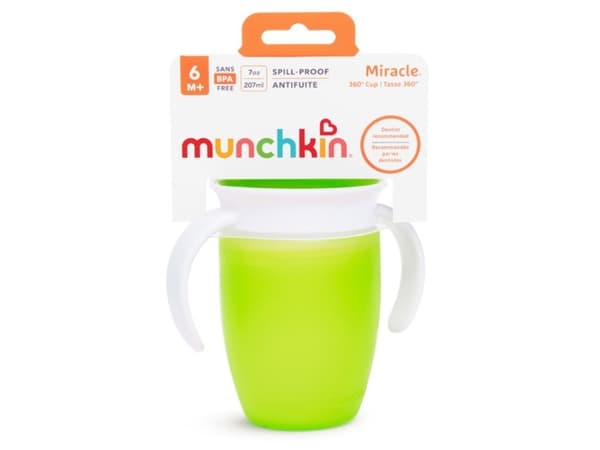 Munchkin Miracle 360 Trainer Cup, Yksi, 0,207 L, Vihreä, Universaali, 0,5 vuosi/vuosia, 1 kpl
