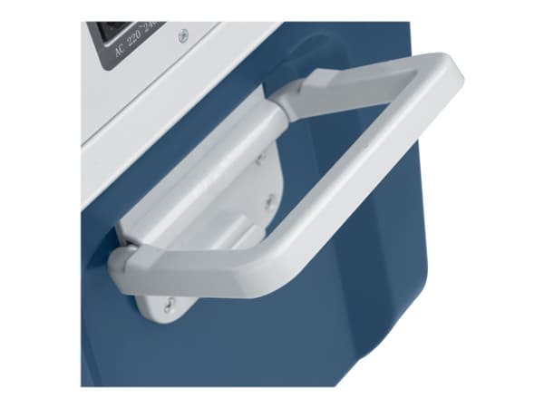 Mobicool MCF40 - Bärbart kylskåp - bredd: 36.5 cm - djup: 58.4 cm - höjd: 44.6 cm - 38 liter - Klass C - blå/grå