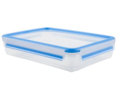 Tefal K3028812, Låda, Rektangulär, 0,6 l, Blå, Transparent, Plast, 2 styck