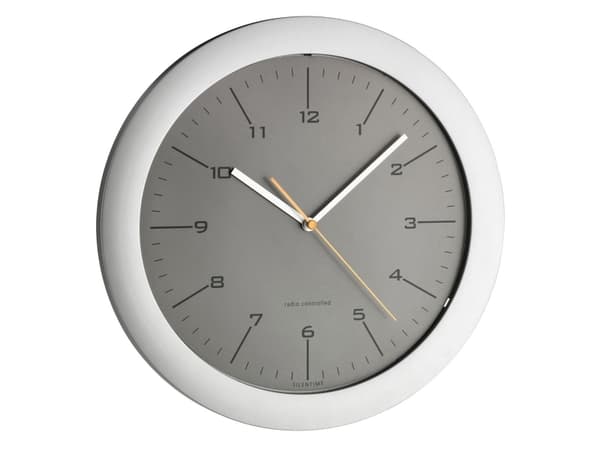 TFA-Dostmann 60.3512.10, Vegg, Mekanisk klokke, Sirkel, Grønn, Sølv, Plast, Plast