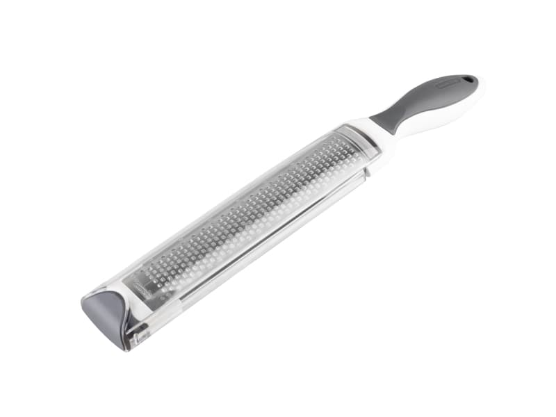 Zestjärn med behållare VEG Jamie Oliver - 12x16,5x4,4cm - ABS - PP - rostfritt - Vit/grå