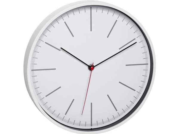 TFA-Dostmann 60.3049.02, Vegg, Quartz clock, Rund, Hvit, Plast, Klassisk