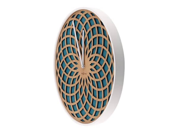 Nextime Sun Big - Klokke - kvarts - veggmonterbar - 50 cm - turkis
