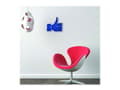 Miniatyrbilde 1 av 2: Nextime Mini Thumbs up - Klokke - kvarts - veggmonterbar - 21 x 20.5 cm - Speil