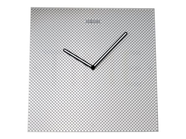 Nextime Mistery Time - Klokke - firkantet - kvarts - veggmonterbar - 43 x 43 cm - Speil