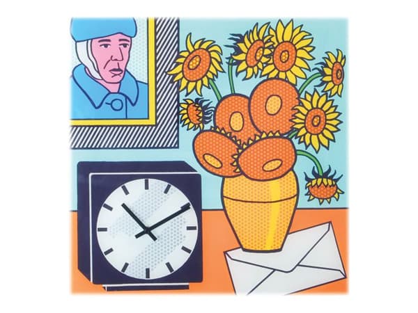 Nextime Go van Go - Klokke - firkantet - kvarts - veggmonterbar - 43 x 43 cm