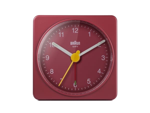 Braun BC 02 R budzik kwarcowy czerwony (67081)