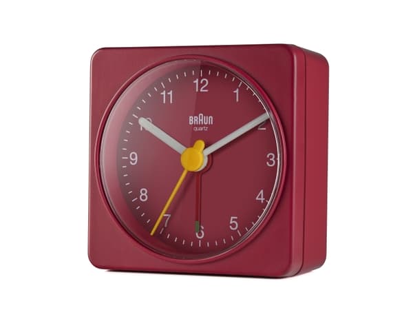 Braun BC 02 R budzik kwarcowy czerwony (67081)