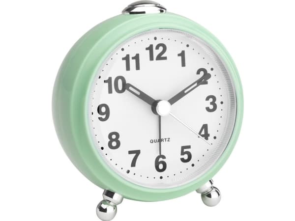 TFA Dostmann 60.1030.04 Quarz Vækkeur Mint Alarmtider 1