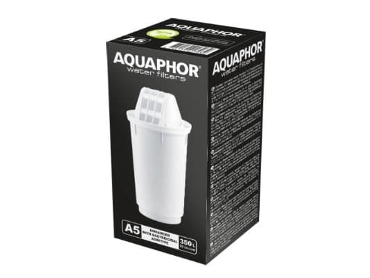 AQUAPHOR A5 350 l, Annostelijan vesisuodatin, 350 L, Valkoinen
