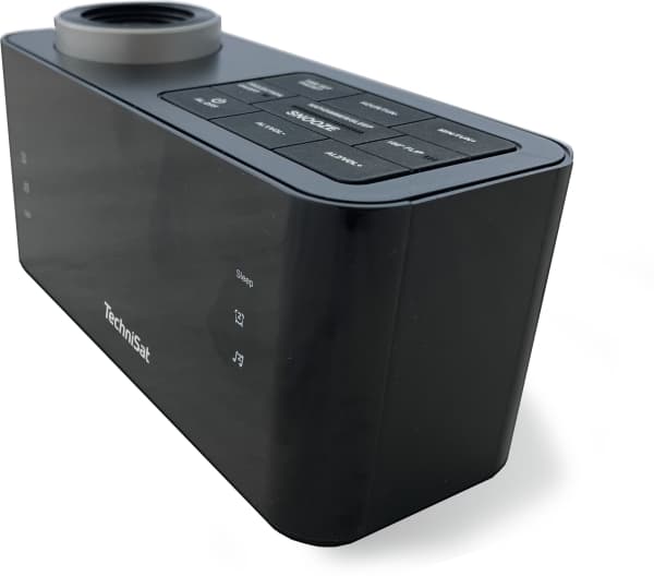TechniSat DIGICLOCK 3, Digital väckarklocka, Svart, Tid, LED, AC, AAA