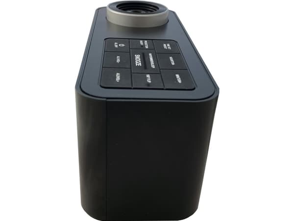 TechniSat DIGICLOCK 3, Digital väckarklocka, Svart, Tid, LED, AC, AAA