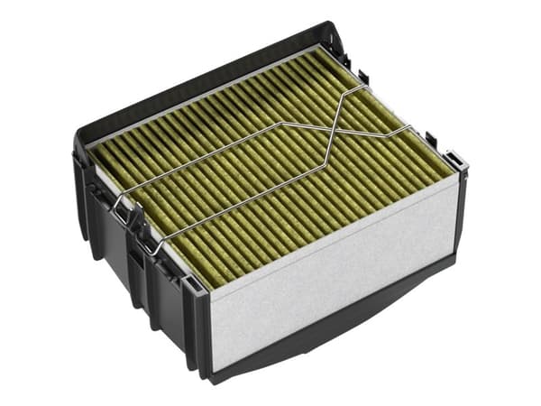 Siemens LZ11CXI16 delar och tillbehör till spiskåpa Filter till spiskåpa Svart, Vit, Gul