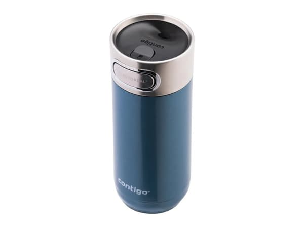 CONTIGO Luxe Autoseal, Blå, Rostfritt stål, 5 h, 12 h, 360 ml