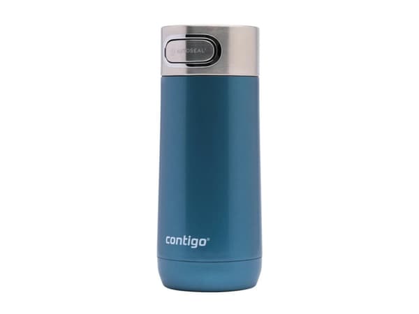CONTIGO Luxe Autoseal, Blå, Rostfritt stål, 5 h, 12 h, 360 ml
