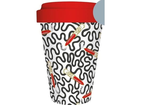 Museums & Galleries Kubek bambusowy Lipstick Wiggle (354766) - 5015278369136