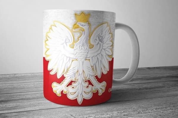 Mug - Baptism of Poland with Eagle SOLITON
