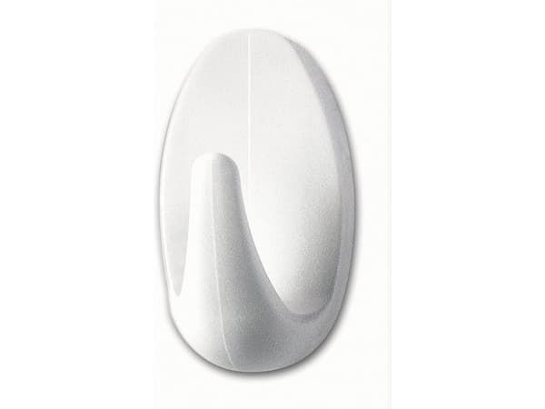 Tesa Powerstrips självhäftande krok liten vit 3st (57533)