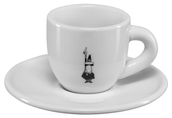 Bialetti Y0TZ097, Single, 0,08 l, Vit, Porslin, Kaffe, Rund