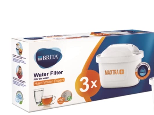 Brita Maxtra+ Hard Water Expert 3x, Manuelt vannfilter, Hvit