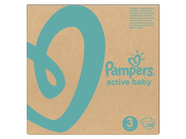 Pampers ABD Månedskasse S3 208 stk.