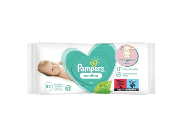 Pampers 81687197, Våtservetter för baby, Dermatologiskt testad, Neutralt pH