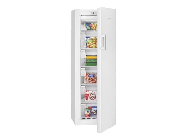 Bomann GS 7326 - Frys - upprätt - bredd: 55 cm - djup: 61.4 cm - höjd: 169.1 cm - 194 liter - Klass E - vit
