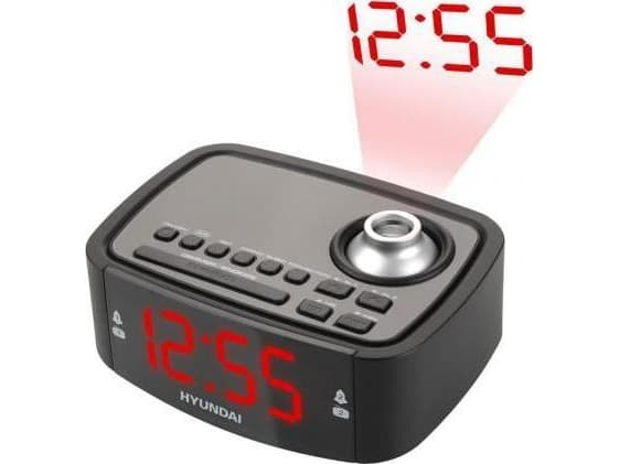 HYUNDAI RAC201PLLBR KLOKKERADIO Svart