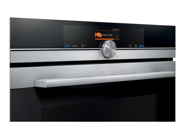 Siemens iQ700 HB676G1S6S - Ovn - innebygd - Wi-Fi - fordypning - bredde: 56 cm - dybde: 55 cm - høyde: 58.5 cm - med selvrens - Klasse A+ - rustfritt