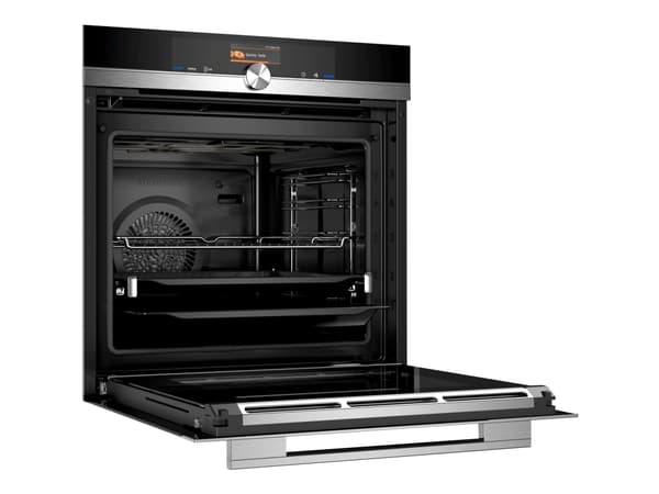 Siemens iQ700 HB676G1S6S - Ovn - innebygd - Wi-Fi - fordypning - bredde: 56 cm - dybde: 55 cm - høyde: 58.5 cm - med selvrens - Klasse A+ - rustfritt