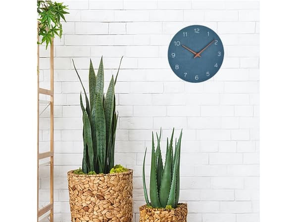 TFA-Dostmann 60.3054.06, Vegg, Quartz clock, Sirkel, Blå, Tre, AA