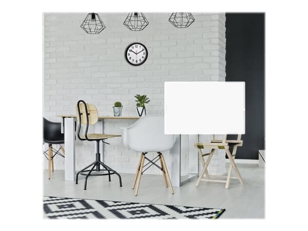 TFA - Klokke - kvarts - skrivebord, veggmonterbar - 17.7 cm - ramme: svart