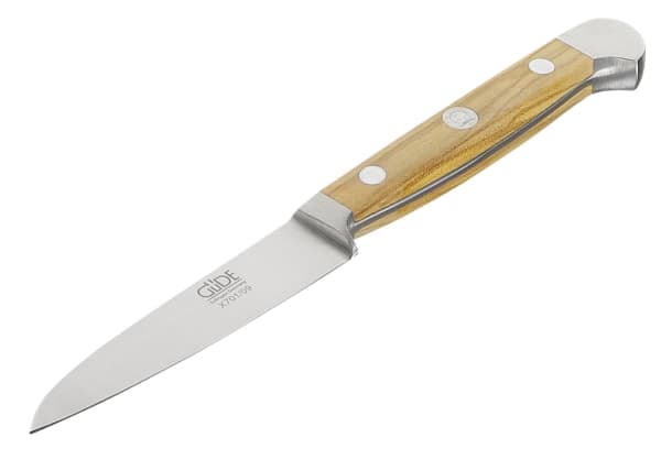 Gude Alpha grønnsakskniv 9 cm, oliventre