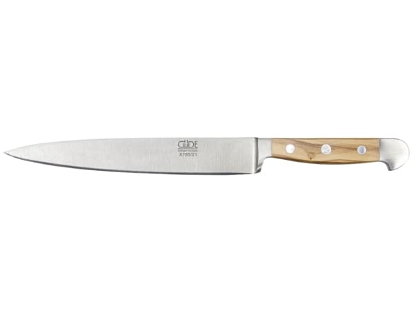 Gude Güde Alpha skinkekniv 21 cm, oliventre