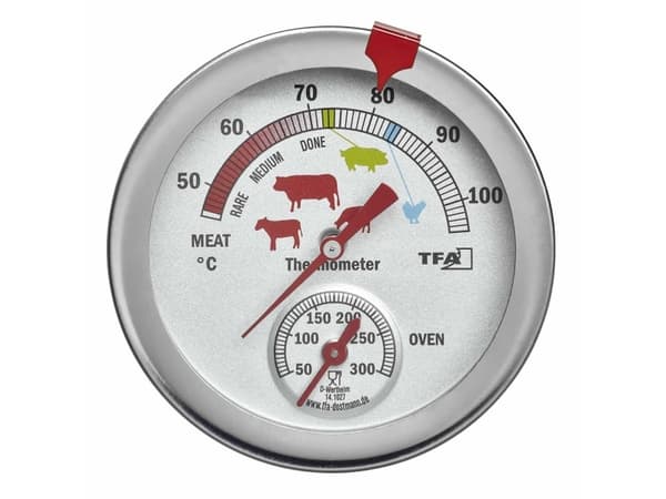 TFA-Dostmann TFA Analoges Braten- / Ofenthermometer, 115 mm, 55 g, 1 styck