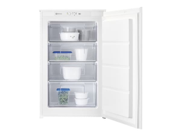 Electrolux LUB3AE88S - Frys - upprätt - inbyggd - fördjupning - bredd: 56 cm - djup: 55 cm - höjd: 87.4 cm - 98 liter - Klass E - vit